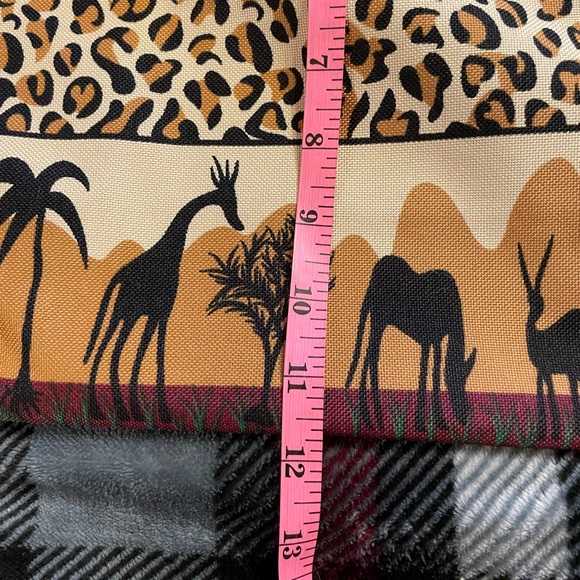 Safari Animal Print Tote New No Tags beautiful - Picture 9 of 11